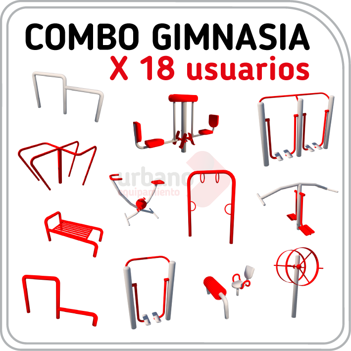 COMBO GYM X 18 USUARIOS
